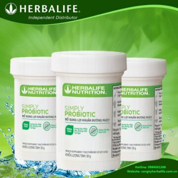 HERBALIFE – Simply Probiotic: Giúp bổ sung lợi khuẩn đường ruột để hỗ trợ hệ tiêu hóa khỏe mạnh