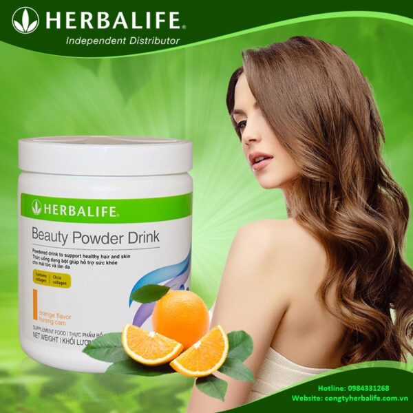 HERBALIFE – Beauty Powder Drink: Bổ sung hàm lượng collagen tối ưu, hỗ trợ đẹp da, khỏe tóc