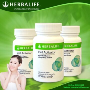 HERBALIFE – Cell Activator: Giúp cơ thể hấp thu dinh dưỡng Herbalife, chống ôxi hóa, hỗ trợ chống lão hóa