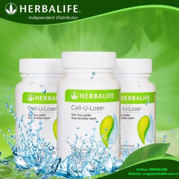 HERBALIFE – Cell-U-Loss: Hỗ trợ cân bằng nước cho cơ thể, duy trì làn da khỏe mạnh