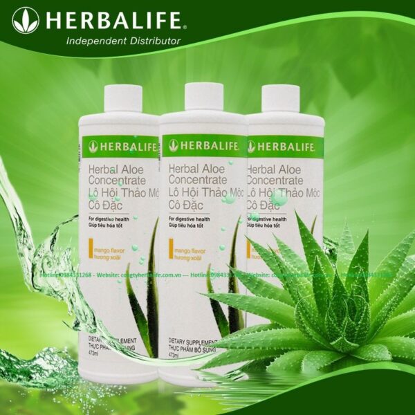 HERBALIFE – Herbal Aloe Concentrate Lô Hội Thảo Mộc Cô Đặc: Hỗ trợ tiêu hóa, giúp người biếng ăn tăng cân