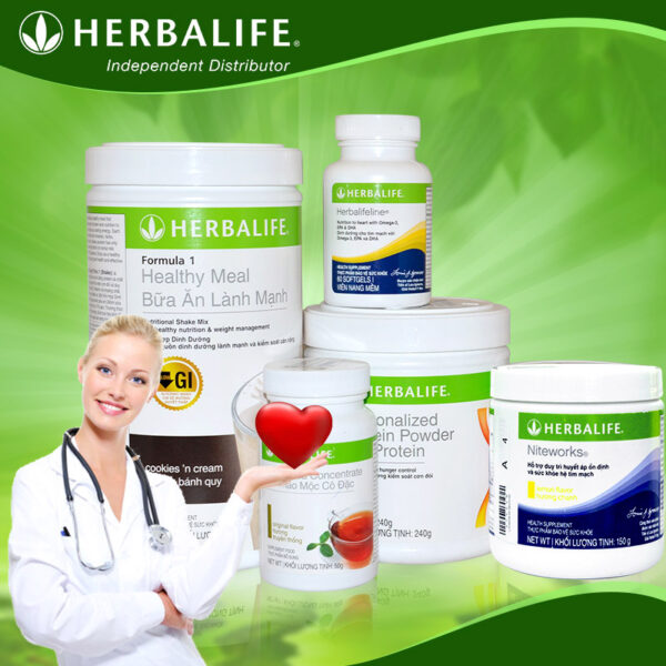 BỘ SẢN PHẨM HERBALIFE HỖ TRỢ BỆNH TIM MẠCH